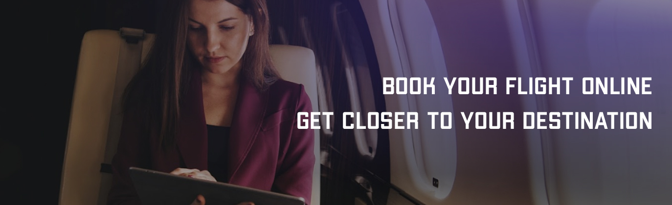 Book a flight on a private jet