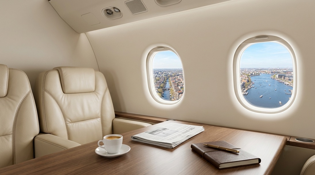 executive private jet Netherlands