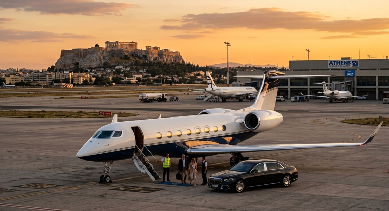private jet charter Athens Greece