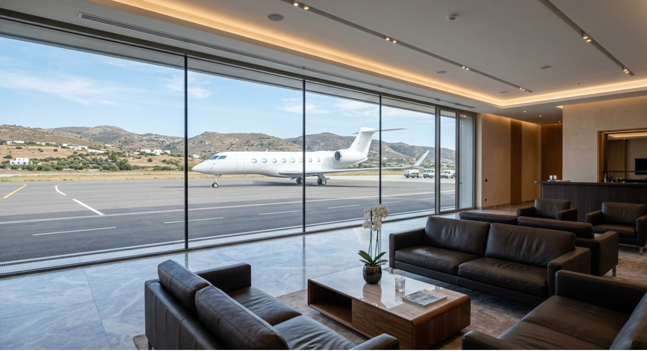 private jet VIP terminal Athens Eleftherios Venizelos Airport