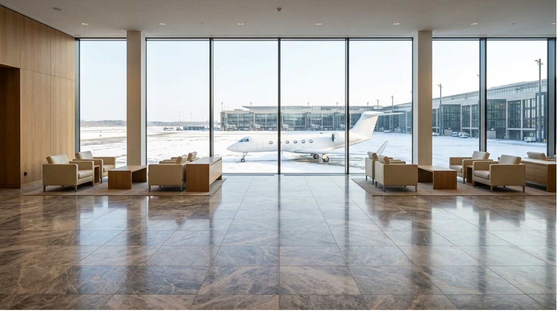 private jet VIP terminal Berlin Airport