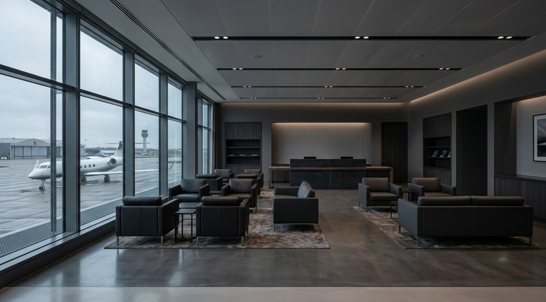 VIP terminals for private jets in England