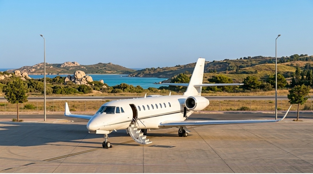 private jet charter Figari Corsica