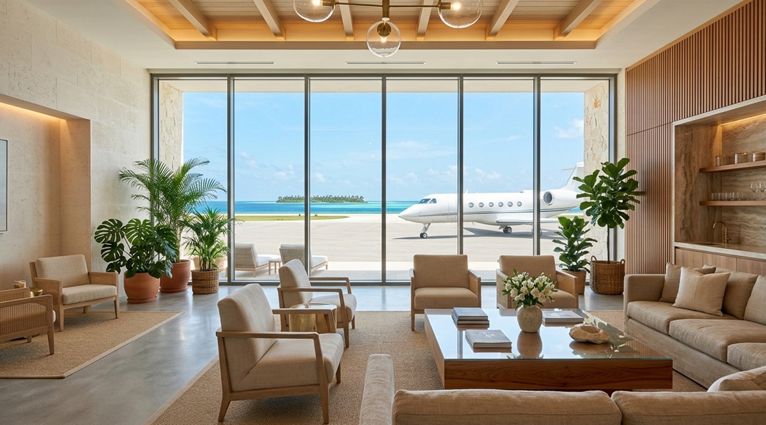 VIP terminal lounge at Male airport