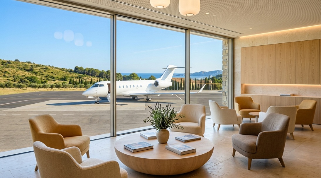 VIP terminal lounge Marseille airport