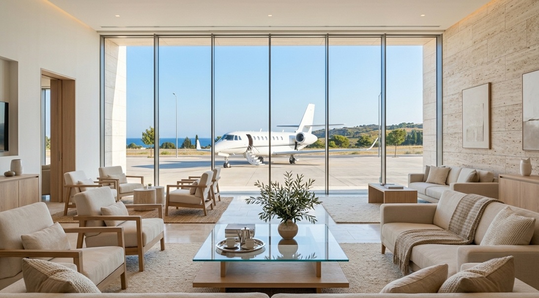 VIP terminal lounge Rhodes airport