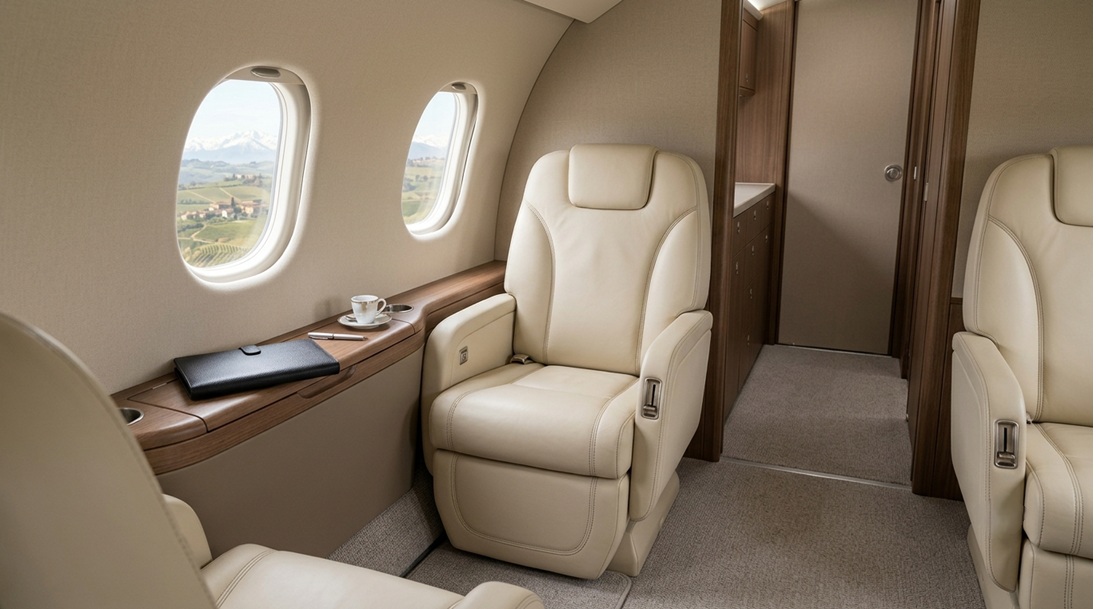 executive private jet Turin