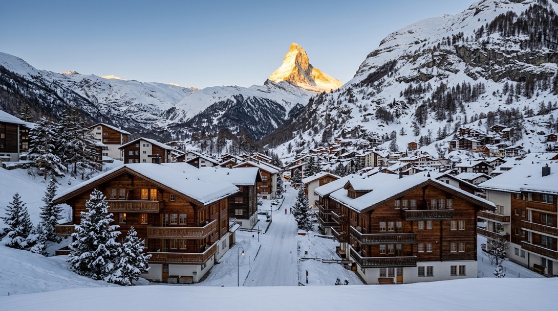 private jet charter to Zermatt and the Matterhorn