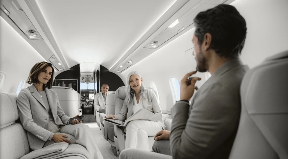 Bombardier Challenger 3500 Passenger Cabin
