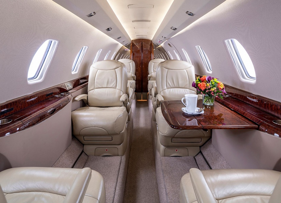 Cessna Citation XLS Spacious Cabin Interior