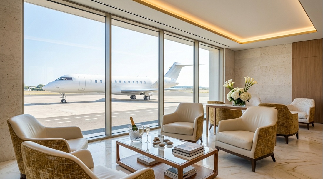 VIP terminal lounge Côte d'Azur