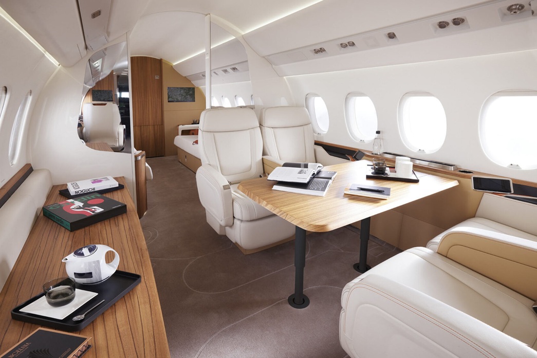 Dassault Falcon 6X Spacious Cabin Interior
