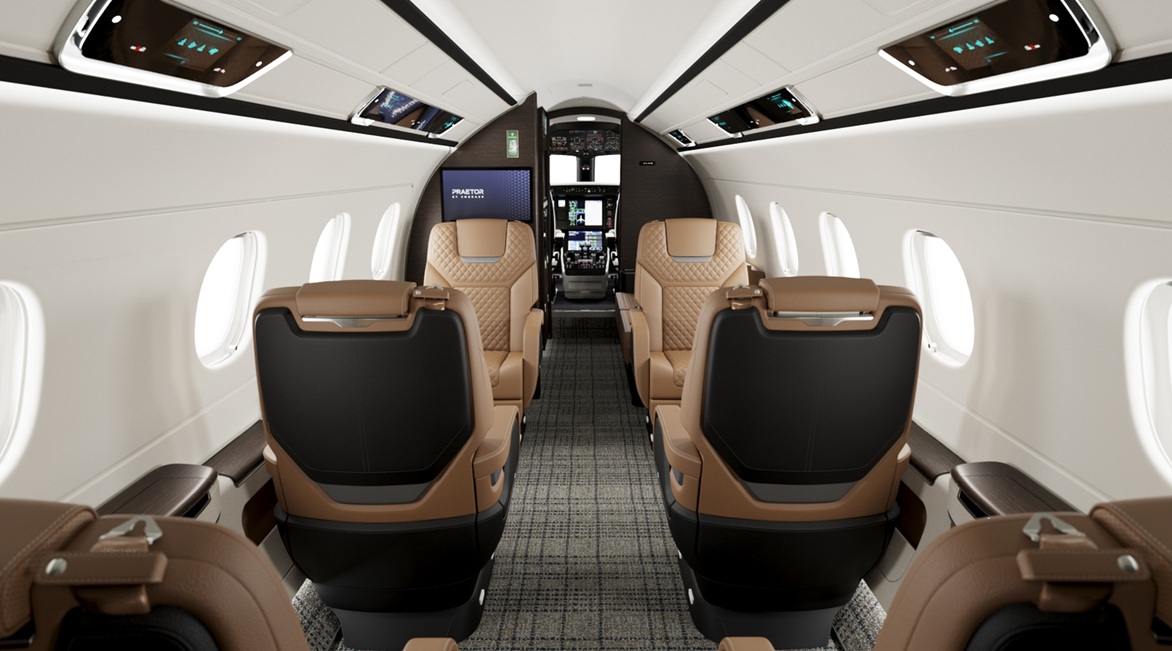Embraer Praetor 500 Cabin Interior Photos