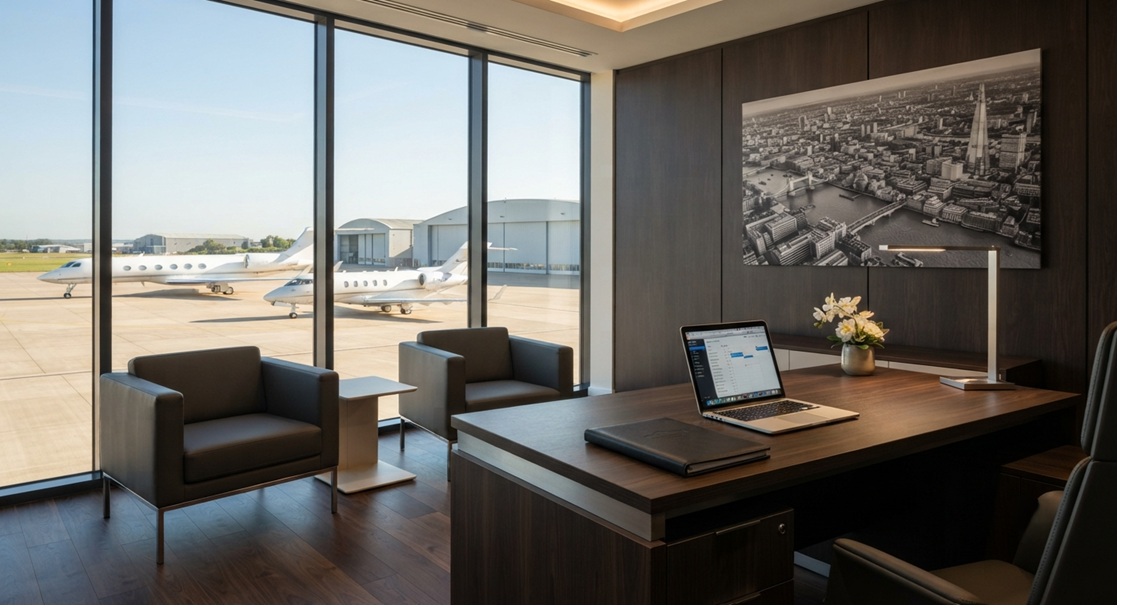 Private Jet UK London primary office